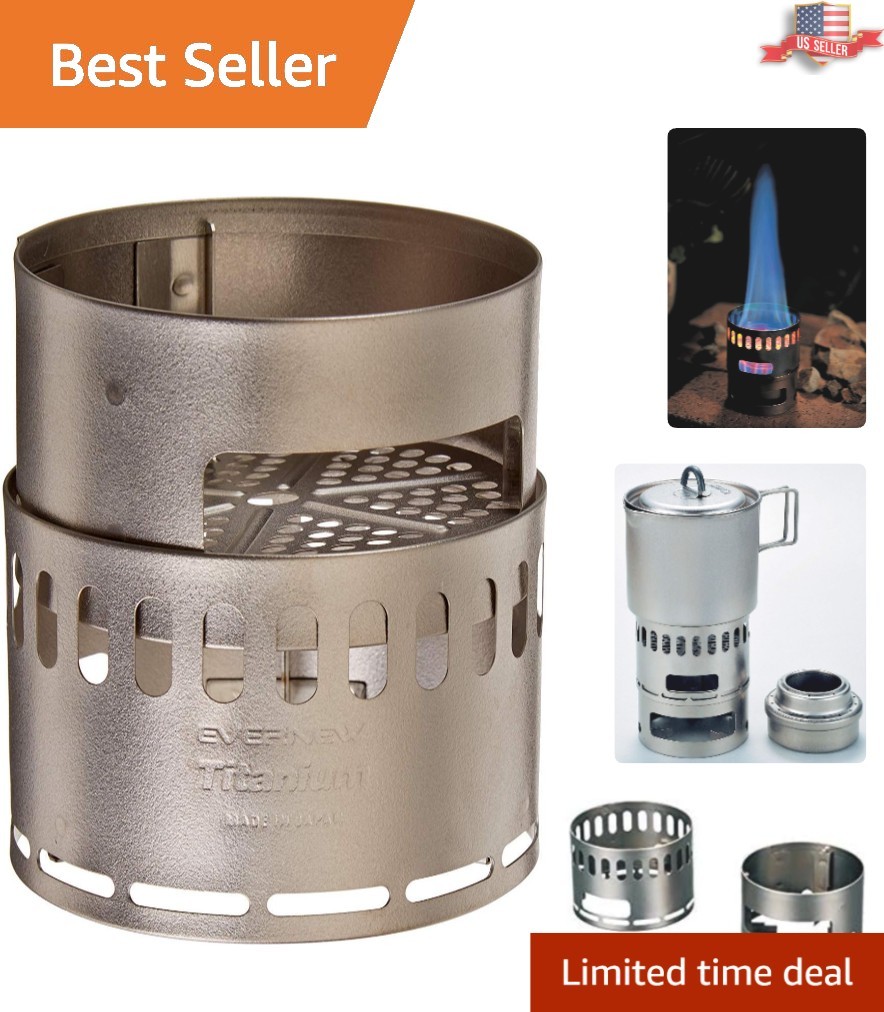 Lightweight Titanium DX Stand – Multi-Fuel Versatile Outdoor Cooking Solution