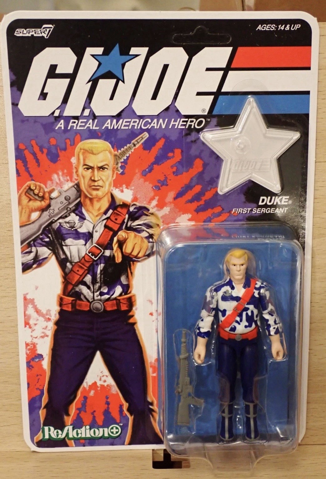 G.I. Joe Duke (America&rsquo;s 250th Anniversary) 3 3/4 in Super 7 ReAction+ Figure