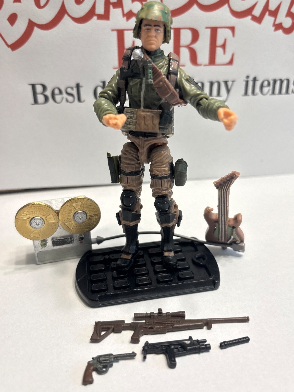 GI Joe custom MTF action figure « AMPED!” Marauder Task Force. Heavy weapon&rsquo;s spc
