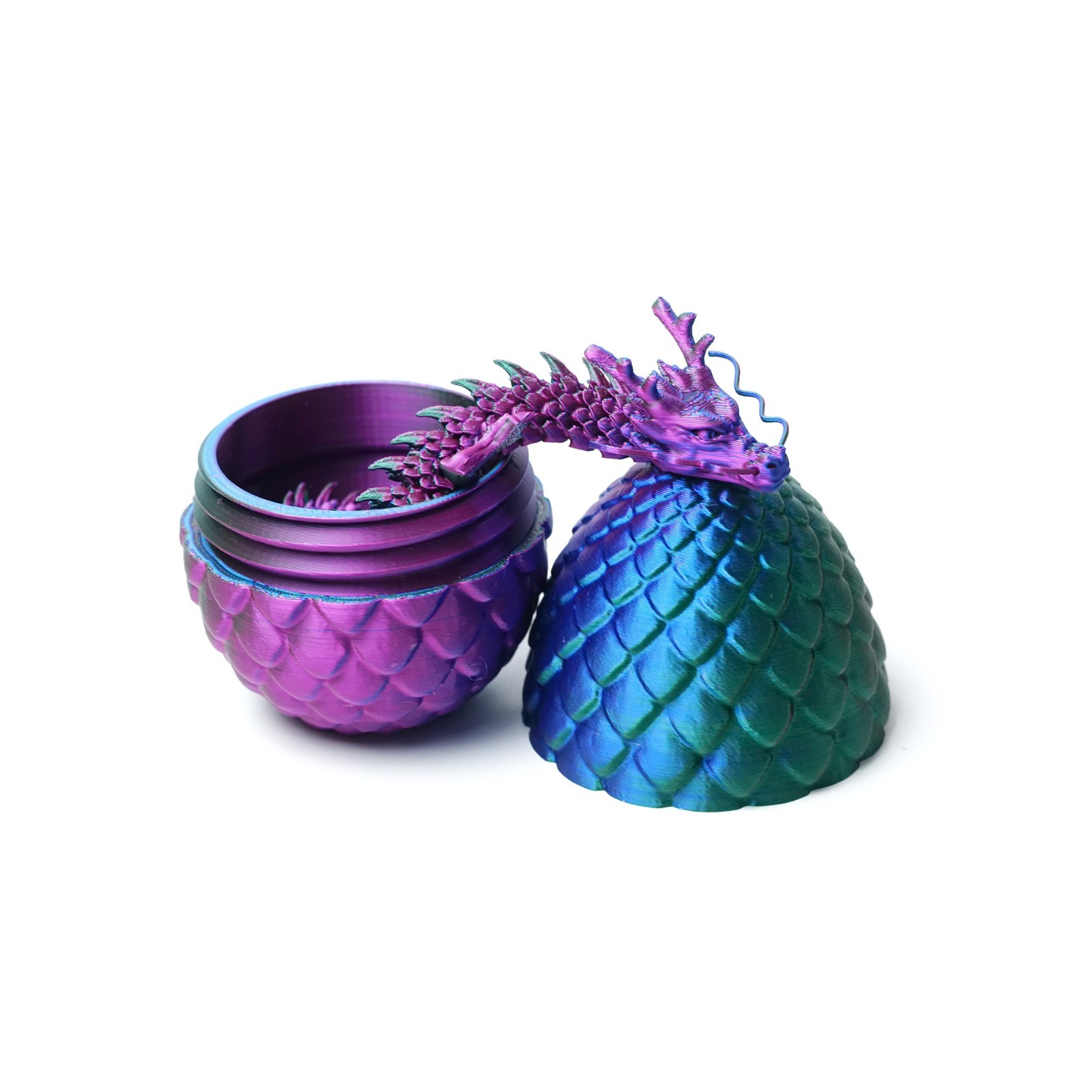 3D Printed Dragon Egg Model,Articulated Animals Figure,Fidget Toys Home Decor