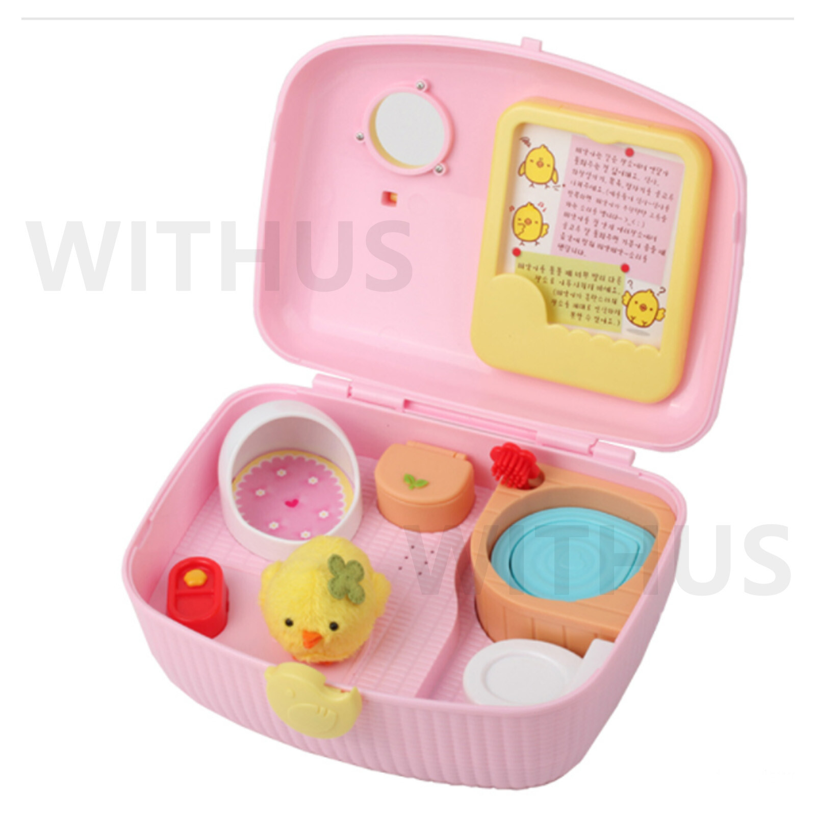 MimiWorld Talkative Chick House Play Set Sound and Melody Kids Toy role play