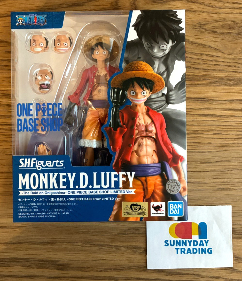 S.H.Figuarts Luffy Attack on Onigashima ONE PIECE BASE SHOP LIMITED Ver. Japan