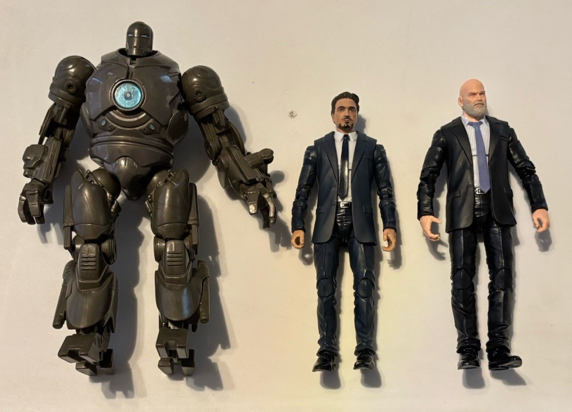 Marvel Legends Iron Man Lot Of 3 – Tony Stark Obadiah Stane 6” Loose Figures