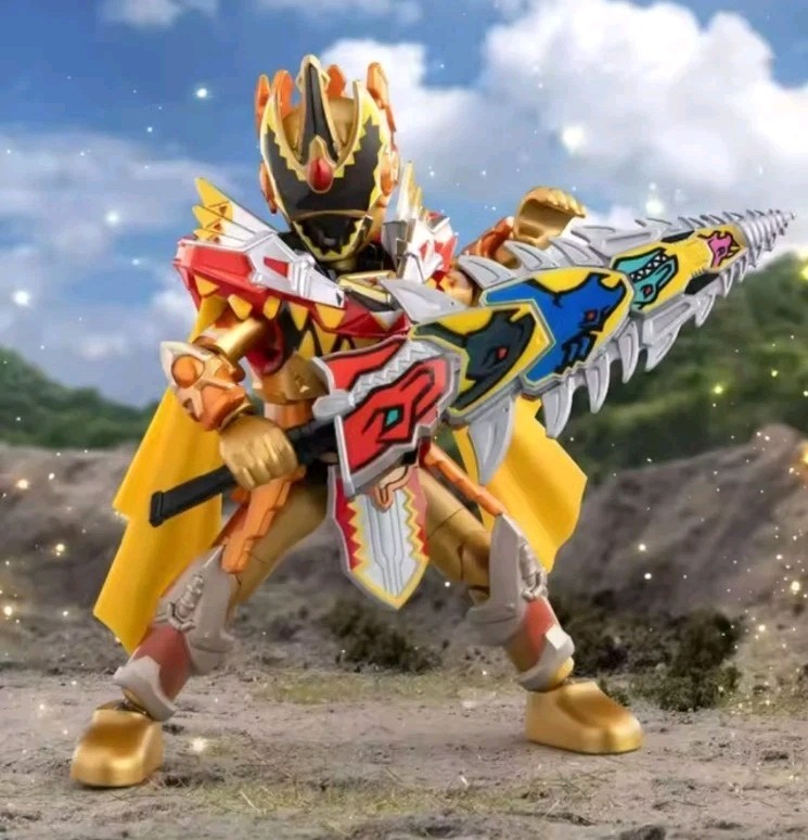 Blokees Galaxy Super Sentai Power Rangers Dino Charge Gold Ranger figure 4&Prime;