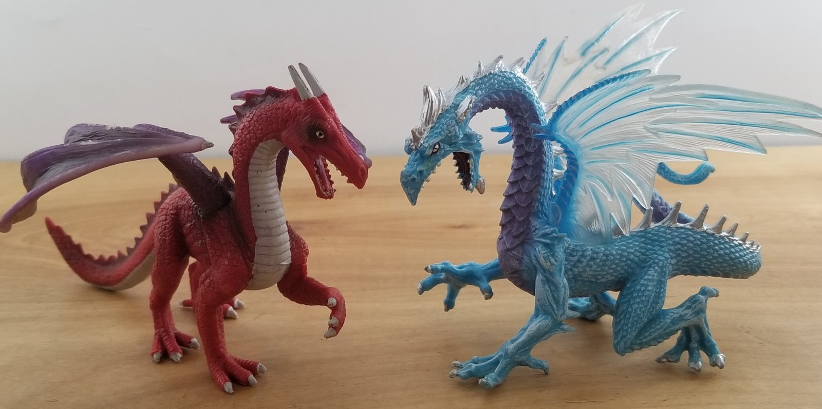 Red and Blue Ice Dragon Figures Safari Ltd