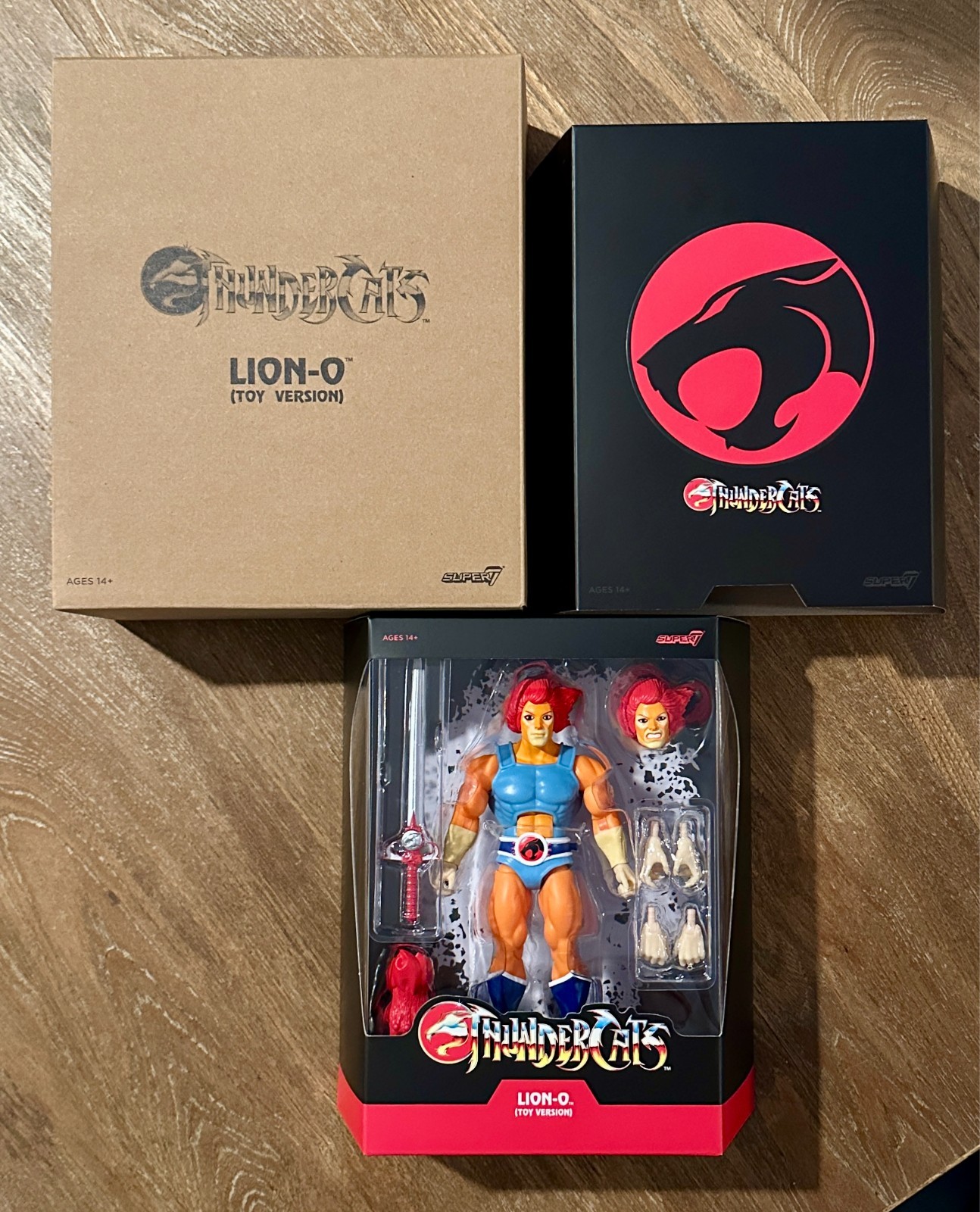 Super 7 Thundercats Ultimates Lion-O (Toy Version) NEW w/Mailer