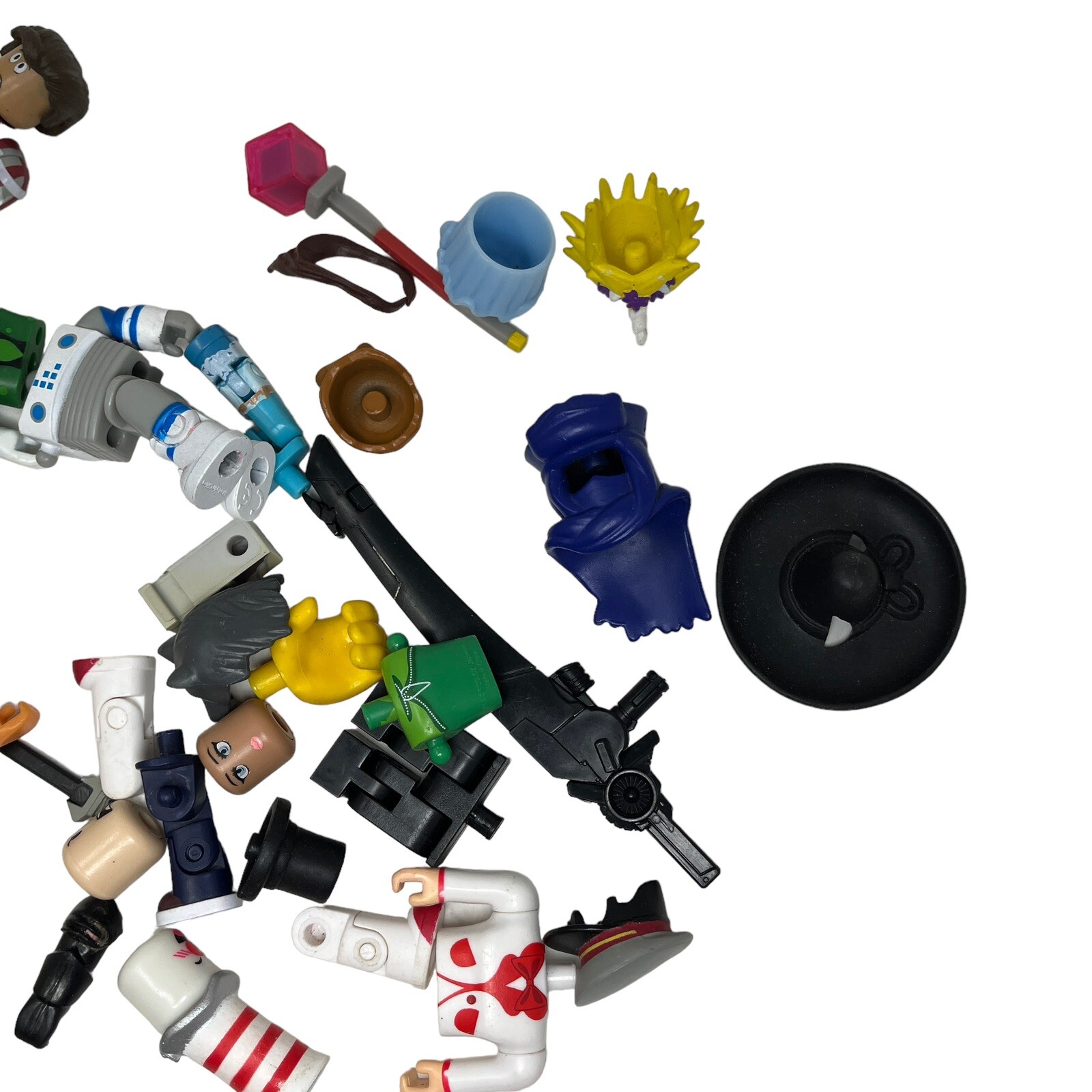 Roblox Mini-figures Miscellaneous Parts And Pieces Lot Heads Body’s Legs Arms