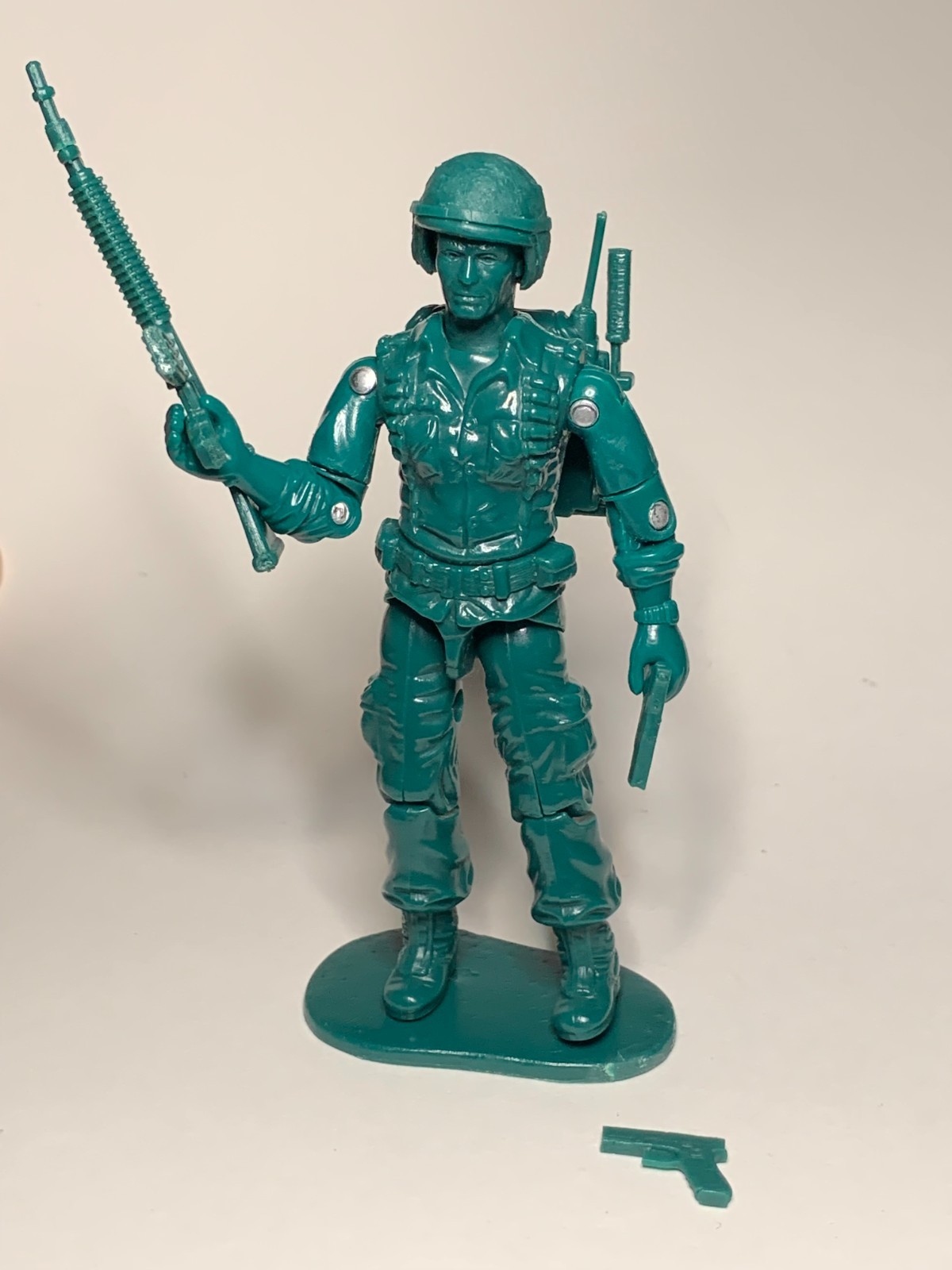 Custom Green Army Man G.I. Joe – 3.75 » vintage style action figure #4