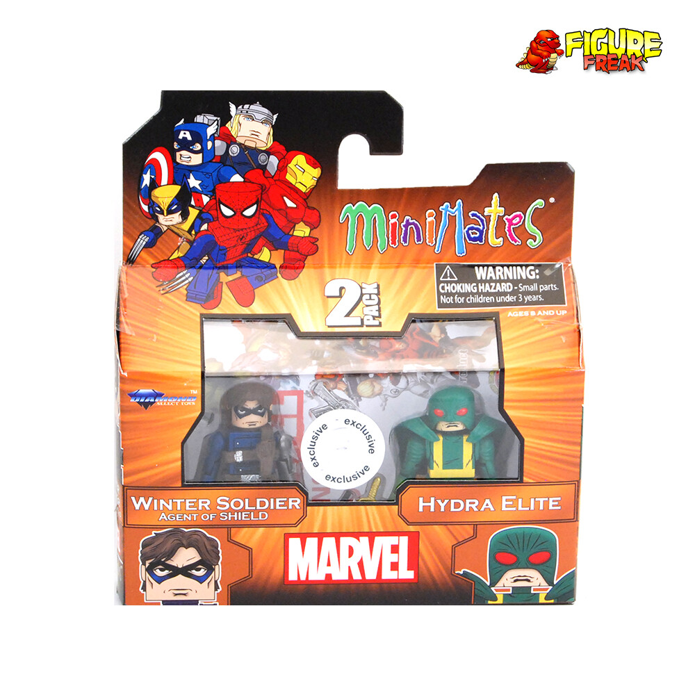 Marvel Minimates TRU Toys R Us Wave 18 Winter Soldier SHIELD Agent & Hydra Elite