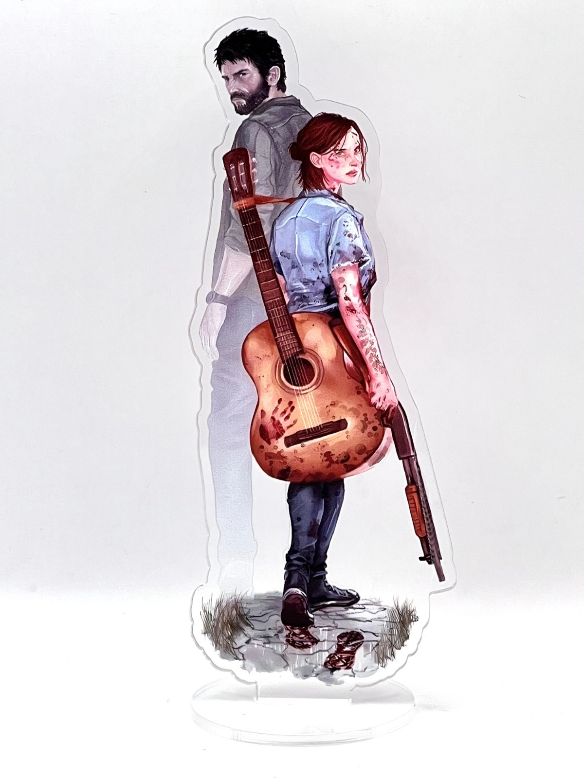 The Last of Us Ellie and Joel Acrylic 2d Stand Figure Collector Display