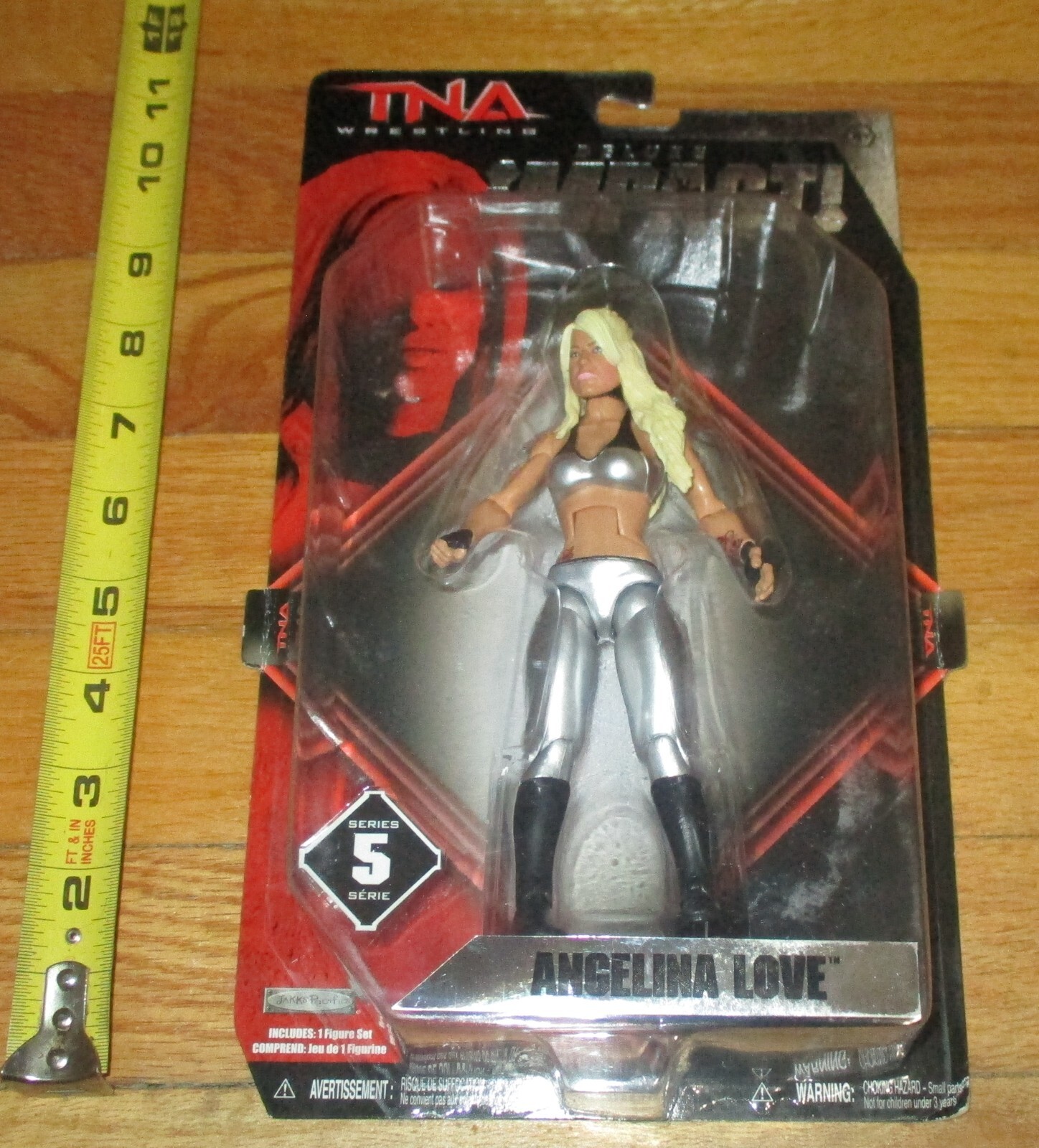 2010 NWA TNA Deluxe Impact Jakks Angelina Love Wrestling Figure Ser 5 WWE ROH