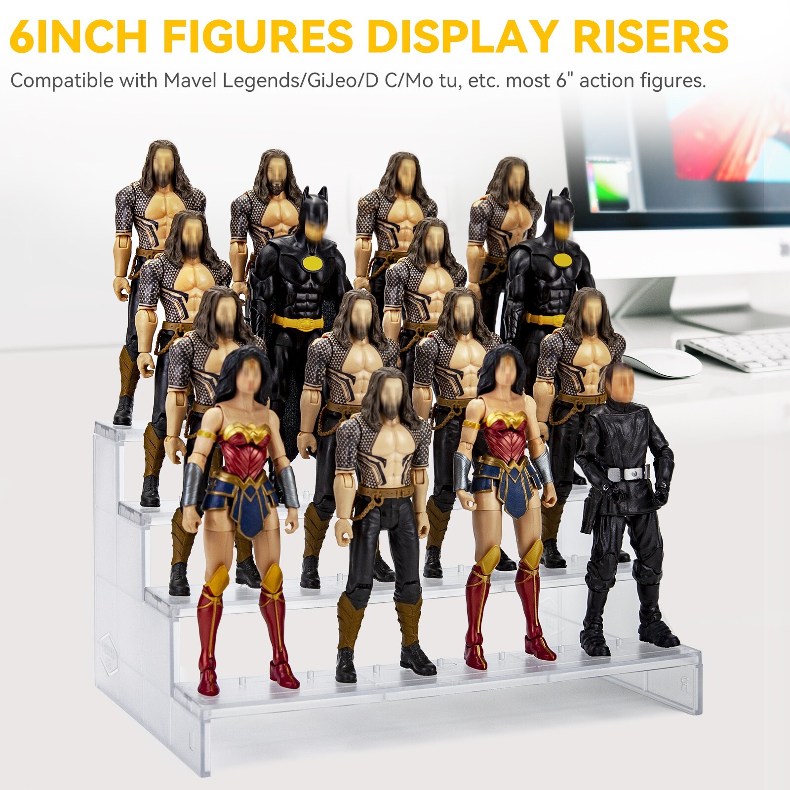 NEW Display Stand BASE Riser For 6 » Gi joe Marvel Legends MOTU DC Figure GIFT C