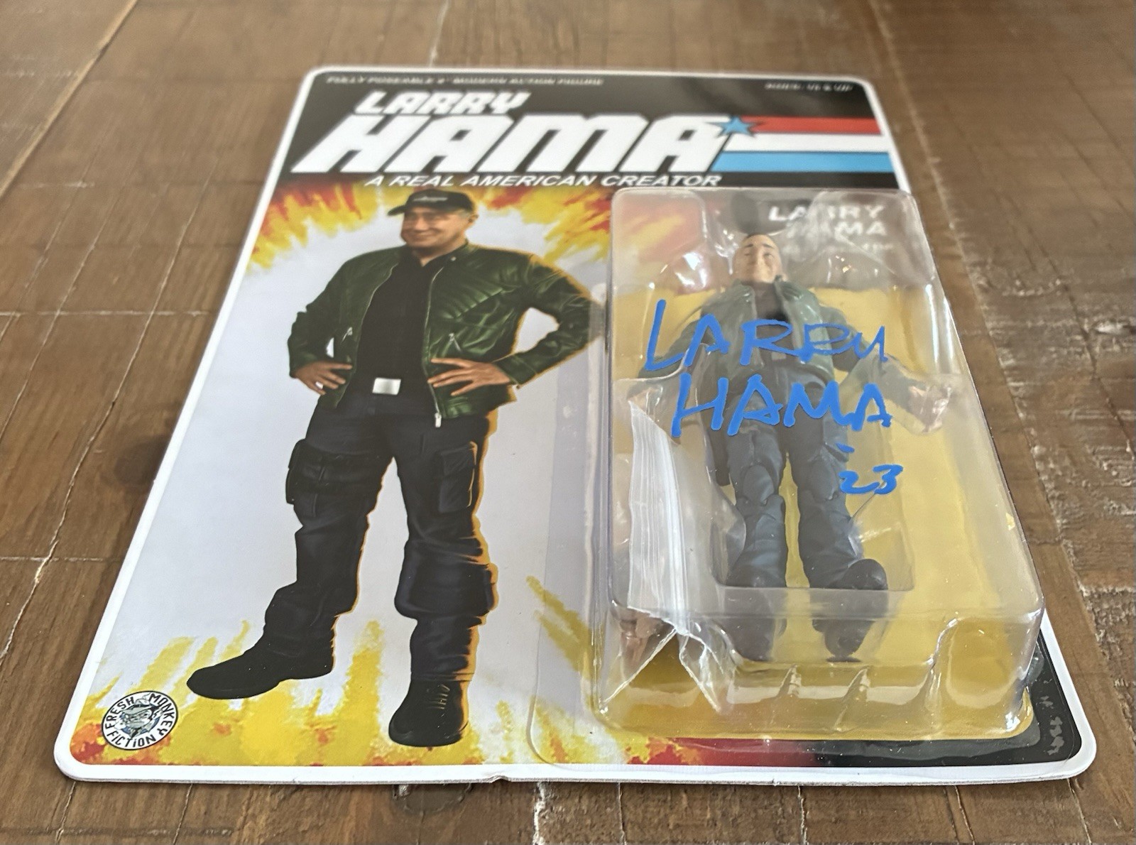 Larry Hama Signed GI Joe Creator Action Figure Beckett BAS