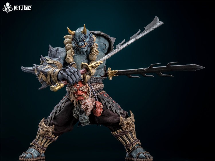 In Stock Metytoyz Demon Slayer Shura Takigawa Oni Samurai 1/10 Action Figure New