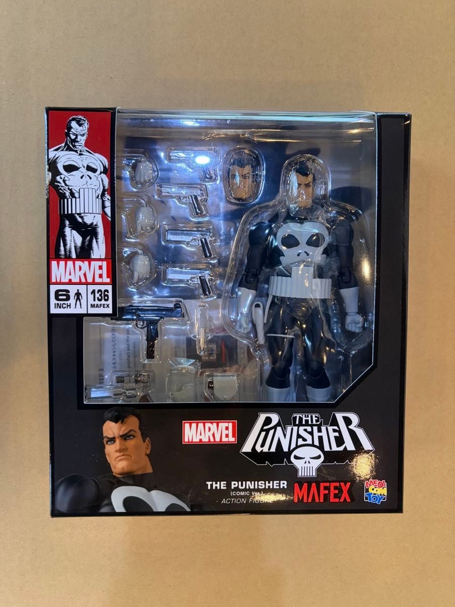 Pre June MAFEX THE PUNISHER ( COMIC Ver. ) Figure Medicom Toy New No. 136