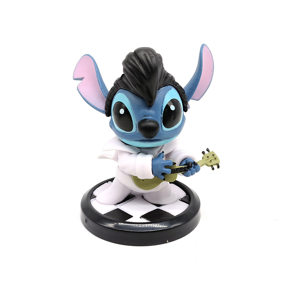 6pcs/set Lilo & Stitch Figure Summer beach Party Stitch PVC Toys Cake Decoration