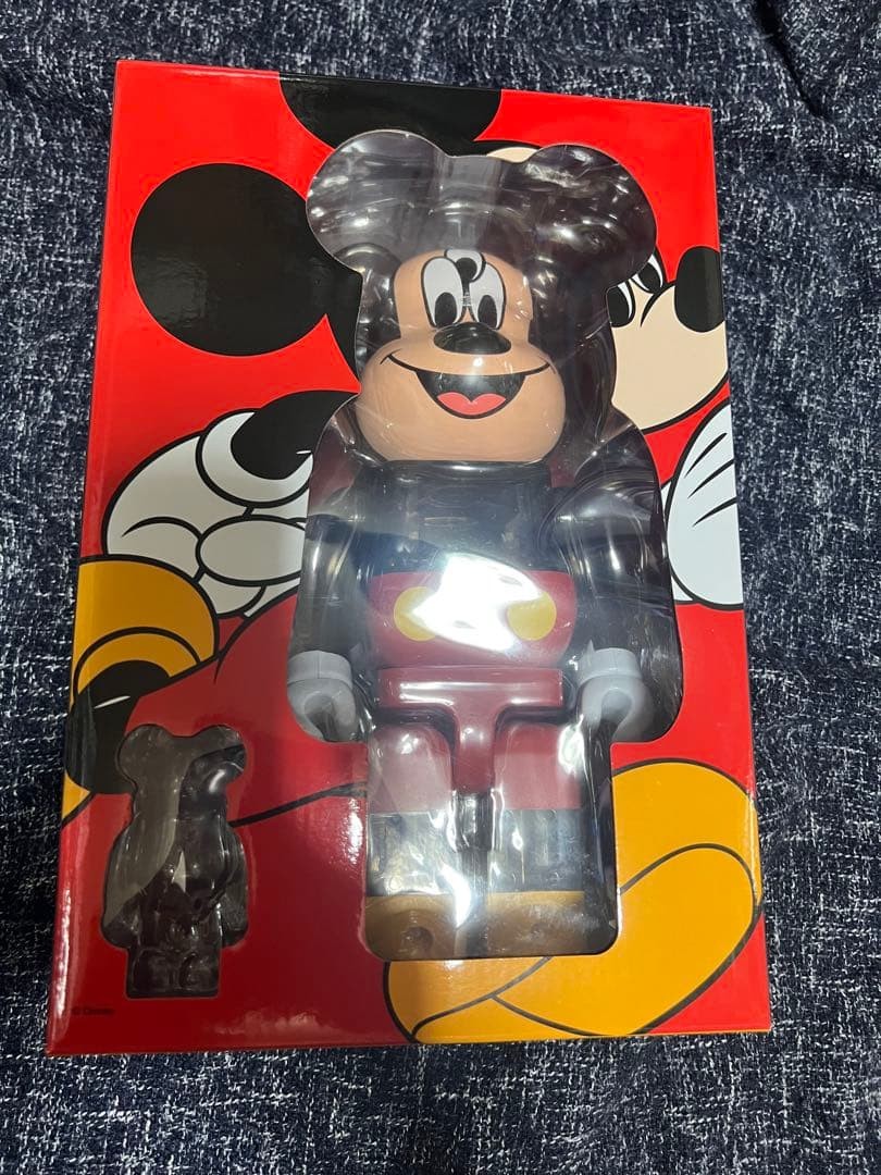 BE@RBRICK 400% clot Mickey Mouse Figure 3rd Edition Collectible Limited