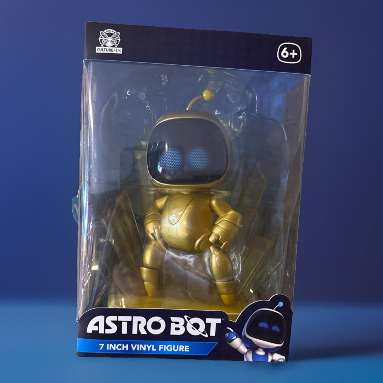 Astro Bot Gold Vinyl Figure 7-Inch by CultureFly – Limited Edition –NIB