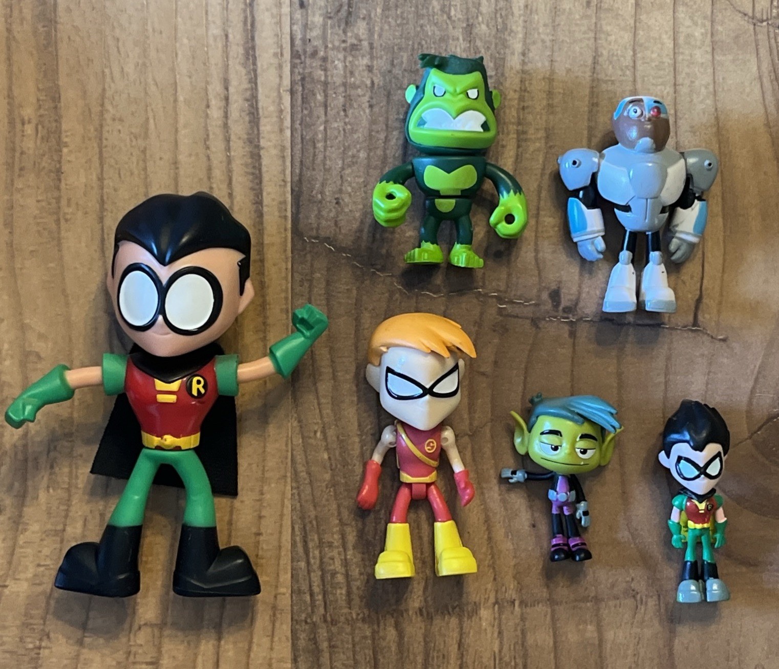 Teen Titans Go Minifigures Robin Cyborg Beast Boy Gorilla Collectible