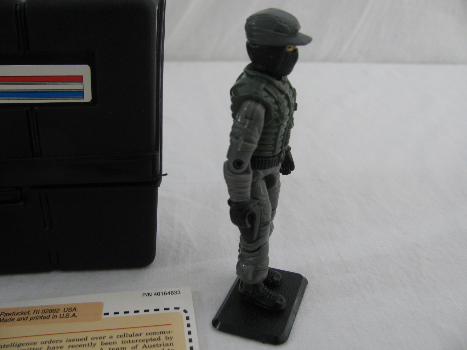 Hasbro Gi Joe Rapid Deployment Force Shockwave & Fast Draw w/ Weapons & Case VG