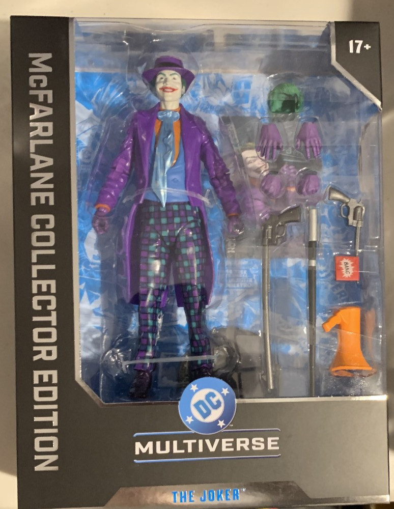 DC Multiverse McFarlane Collector Edition Joker Batman *PLATINUM & REGULAR! New