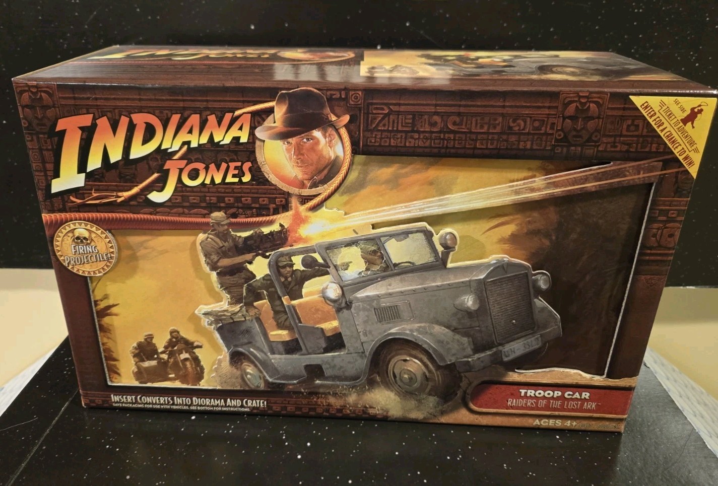 Hasbro 2008 Raiders Of The Lost Ark Indiana Jones Troop Car Mint In Sealed Box