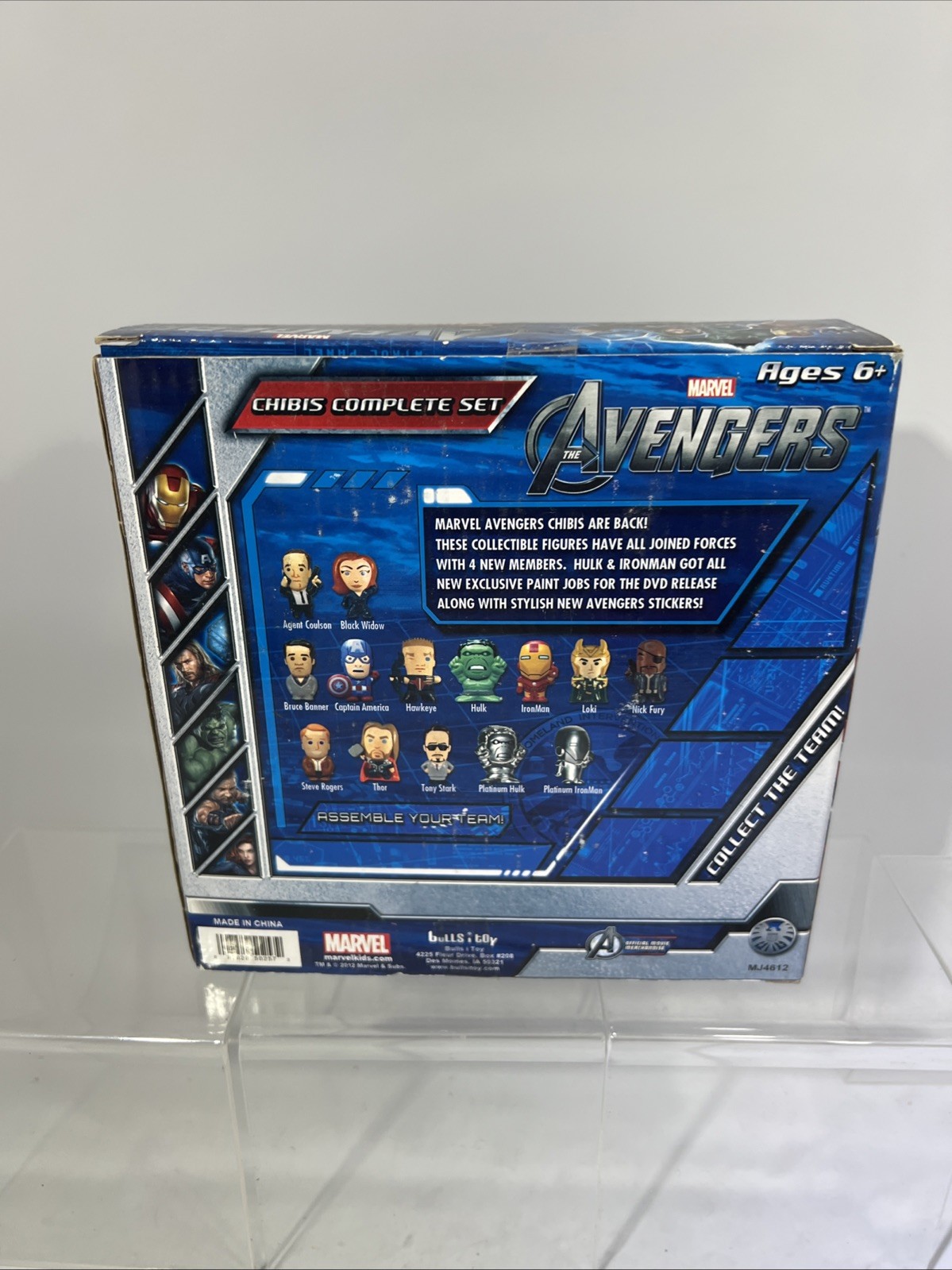 Marvel Avengers Chibis Complete Set Figures (2012) – Bulls i Toy – Sealed #ML