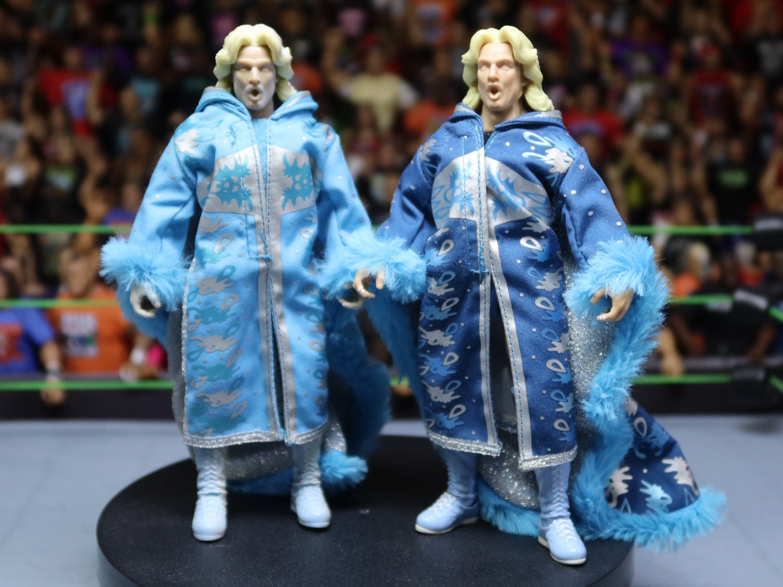 Ric Flair AEW Jazwares Luminaries 1/5000 Chase Figure Prototype Lot of 2