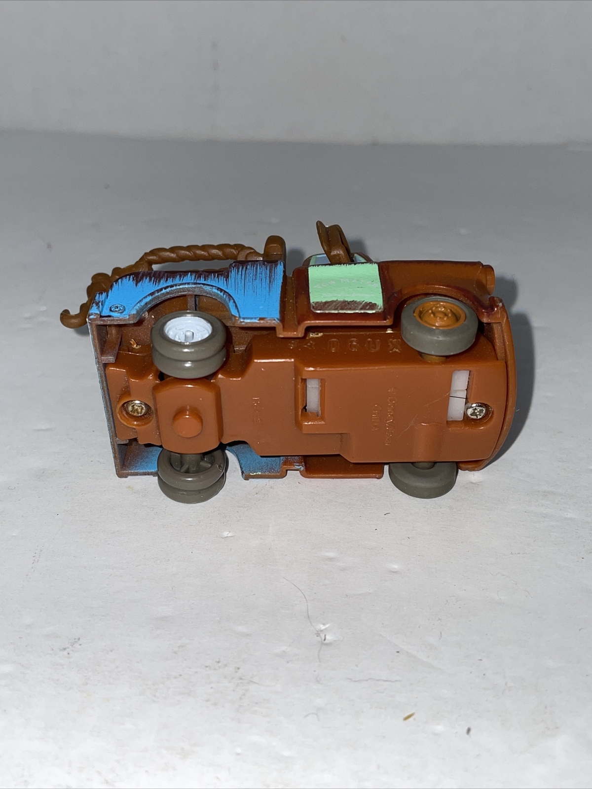 Tow Mater Pull Back Truck Reverse Wobbly Disney Pixar Cars