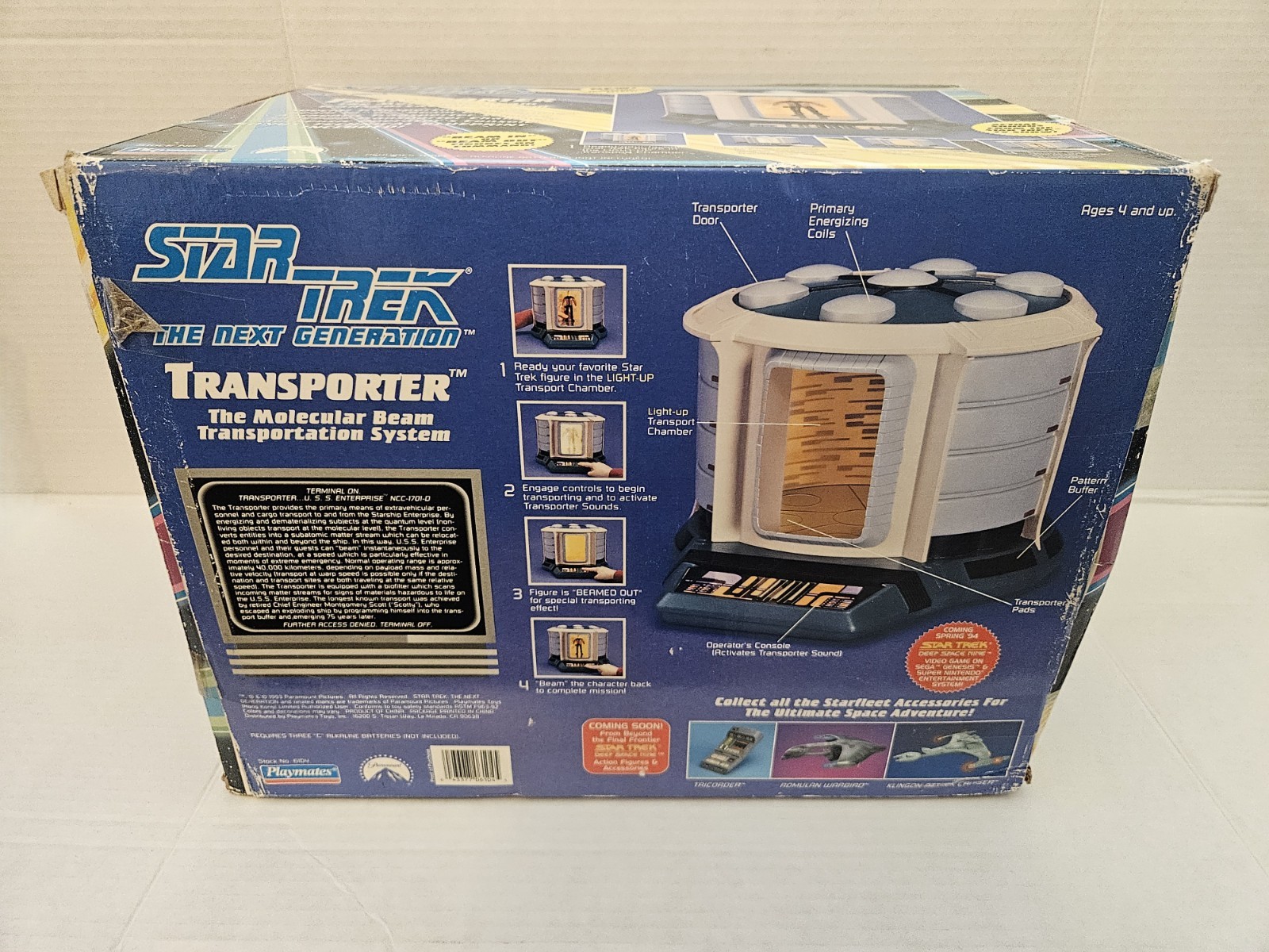 Sealed Star Trek The Next Generation Transporter 1993 Playmates Collectors