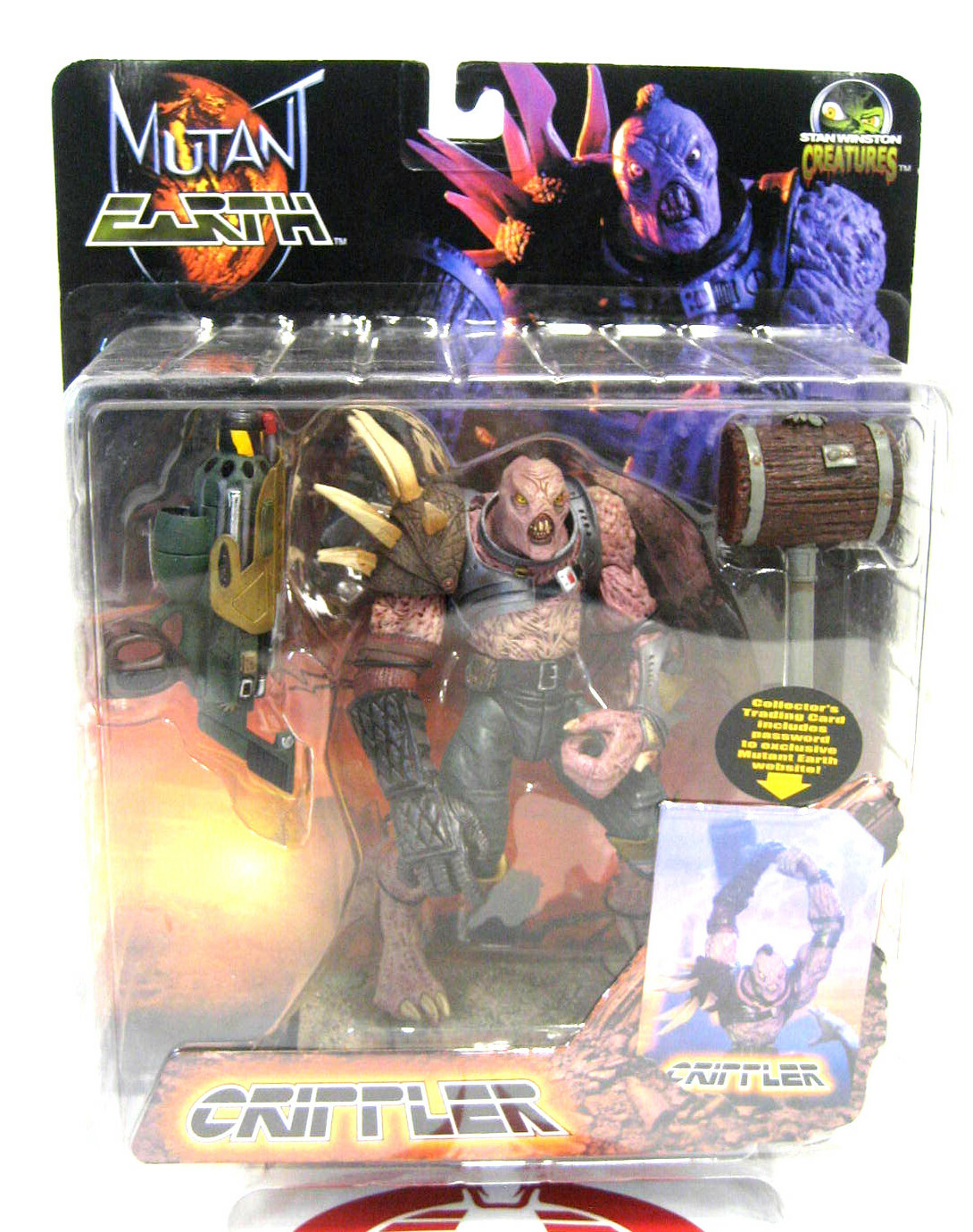 Stan Winston Creatures Mutant Earth Action Figure Crippler NOC 2001