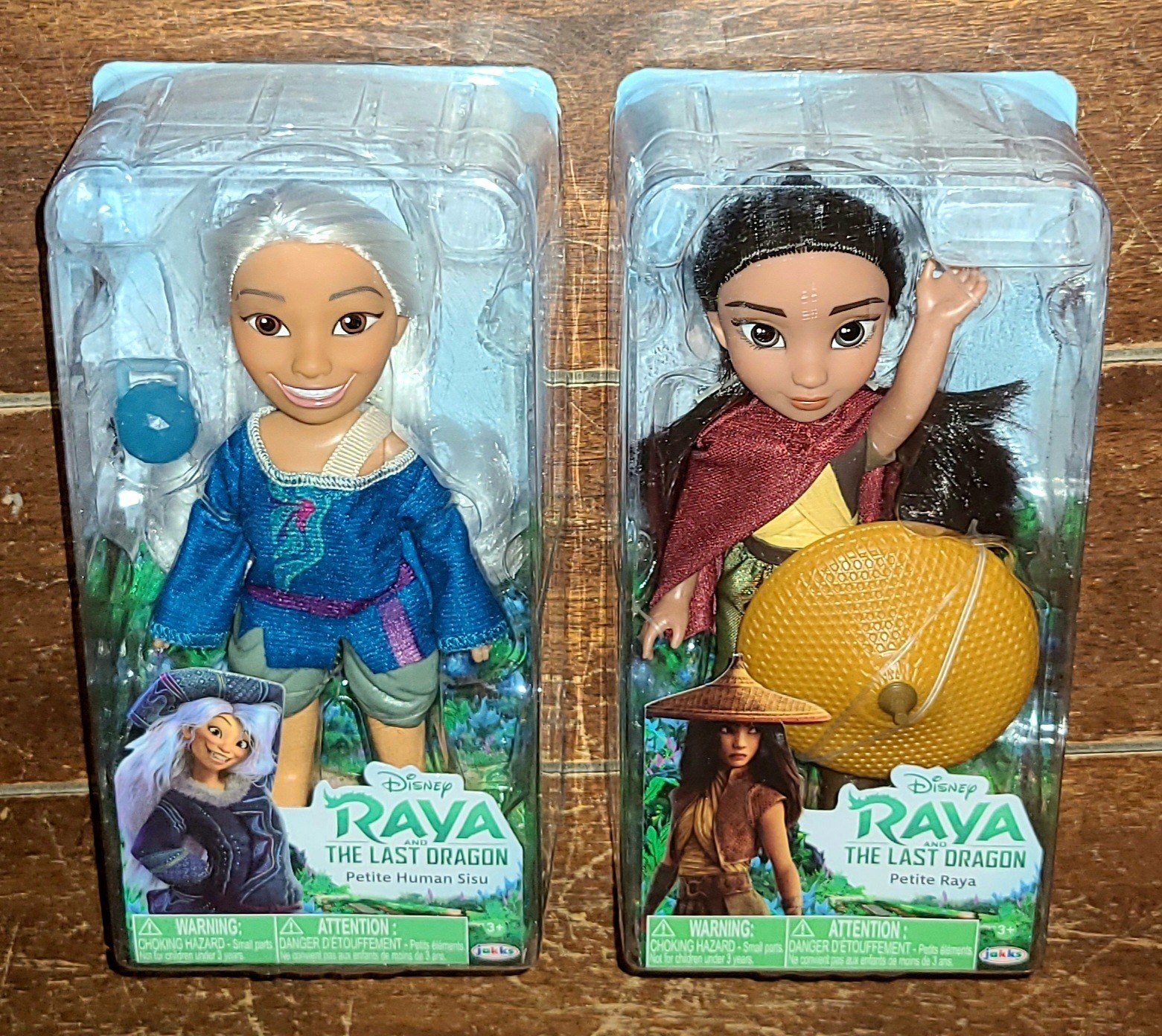 Lot of 2 Disney Raya & The Last Dragon (2020) ☆PETITE RAYA & PETITE HUMAN SISU☆