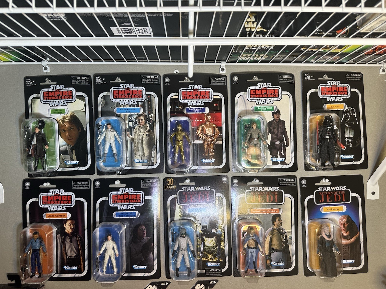Star Wars Kenner Collection Massive Lot With Rare Figures