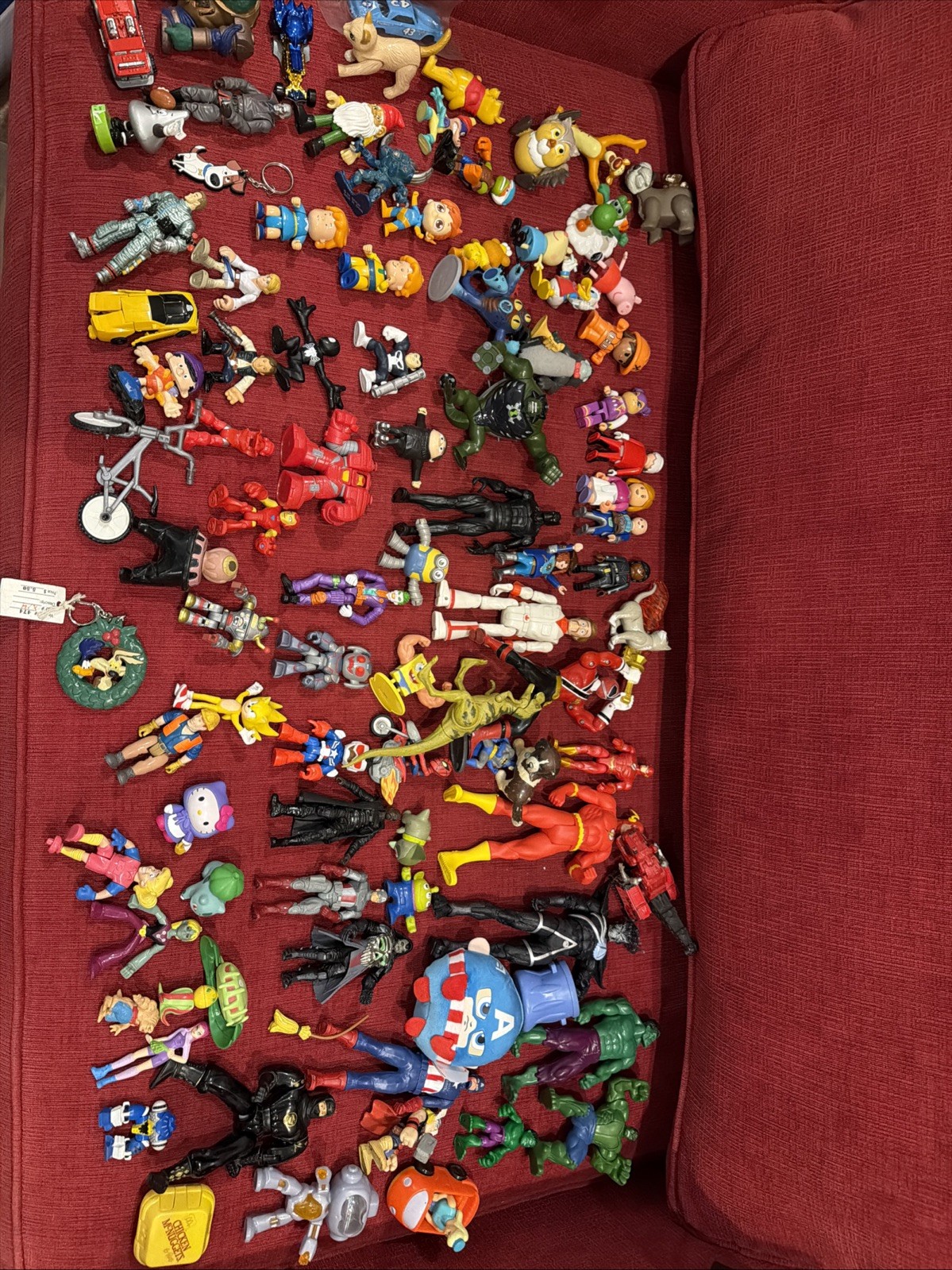 Lot of Over 75 Loose Marvel DC Avengers Batman SpiderMan TMNT Star Wars Various