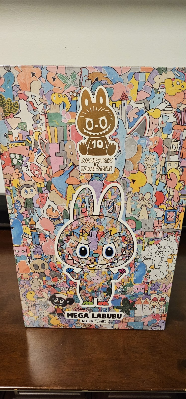 POP MART MEGA LABUBU 400% Tenth Anniversary Art Toy Figure Official Genuine