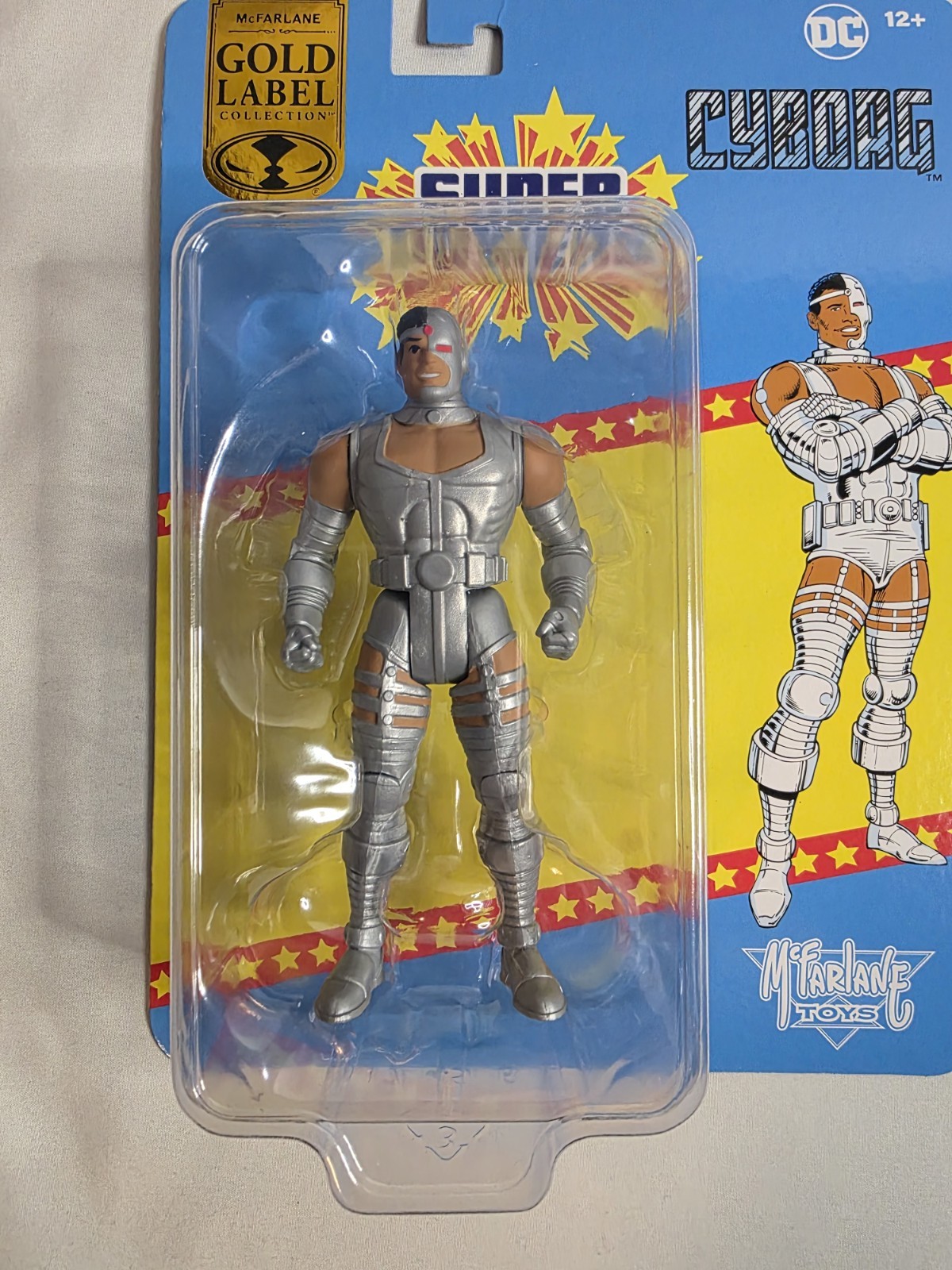 McFarlane Super Powers Cyborg & Nightwing Wave 11 Gold Label Dc Direct