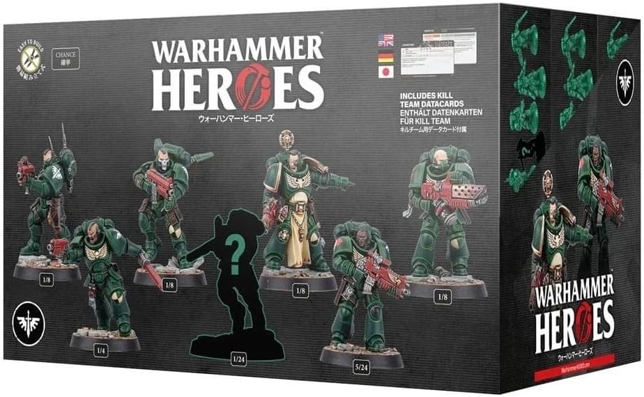 Games Workshop – Warhammer 40.000 – Warhammer Heroes – Dark Angels (Displaybox m