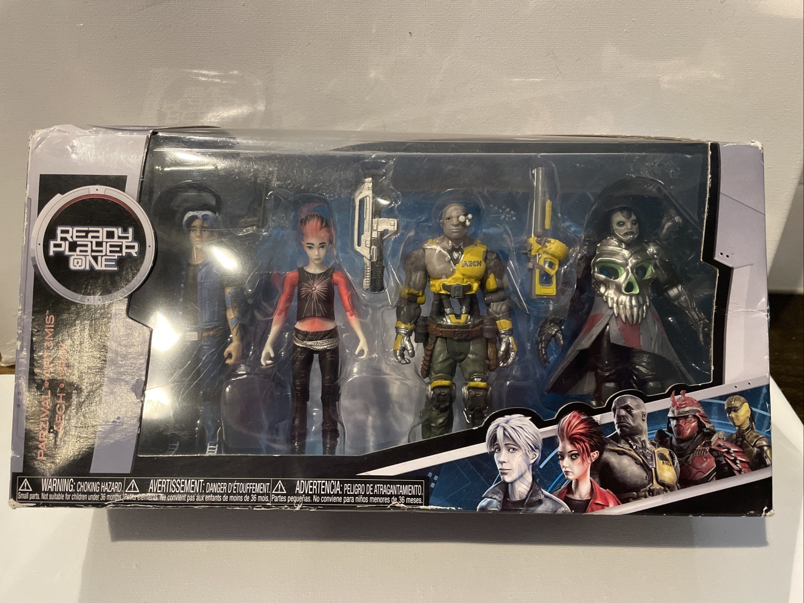 FUNKO READY PLAYER ONE 4-PACK WITH PARZIVAL, ART3MIS, AECH AND I-ROK – NEW