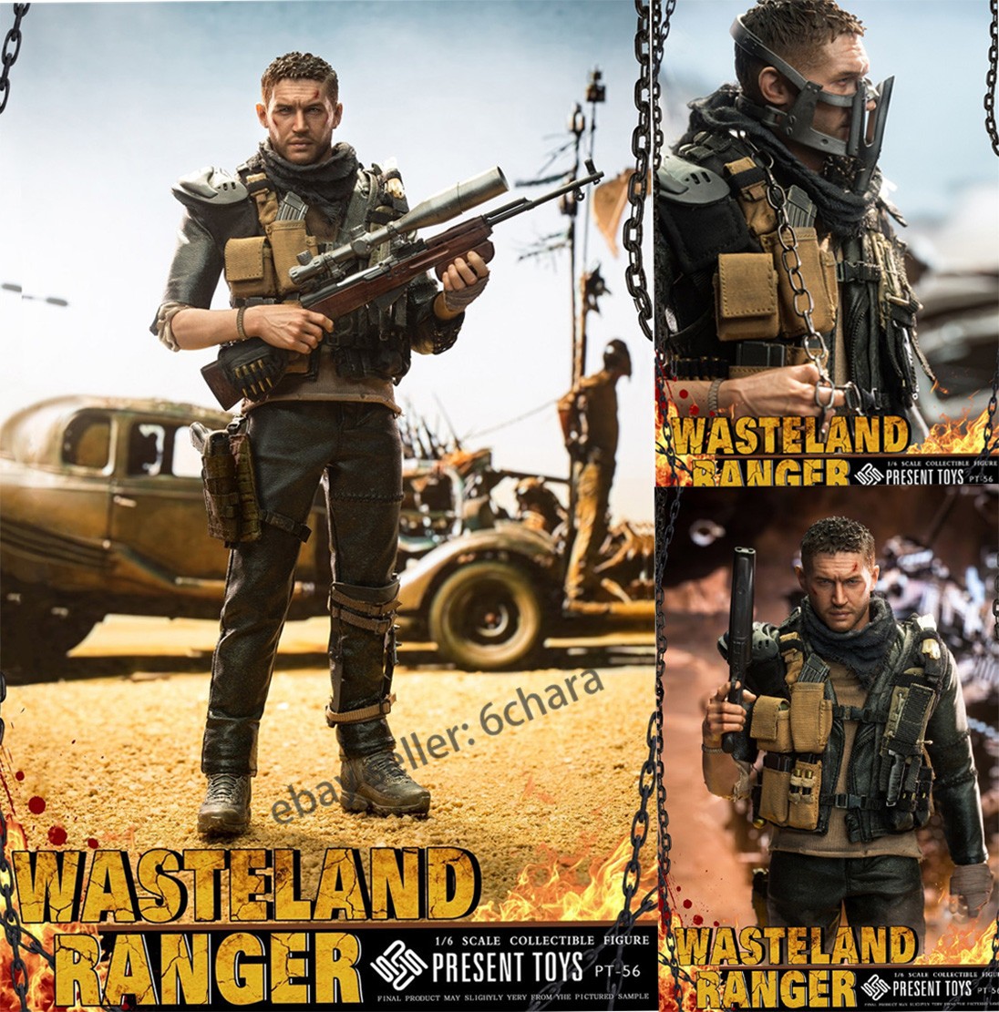 PRESENT TOYS PT-sp56 Wild Ranger Mad Max Tom Hardy 1/6 Action Figure