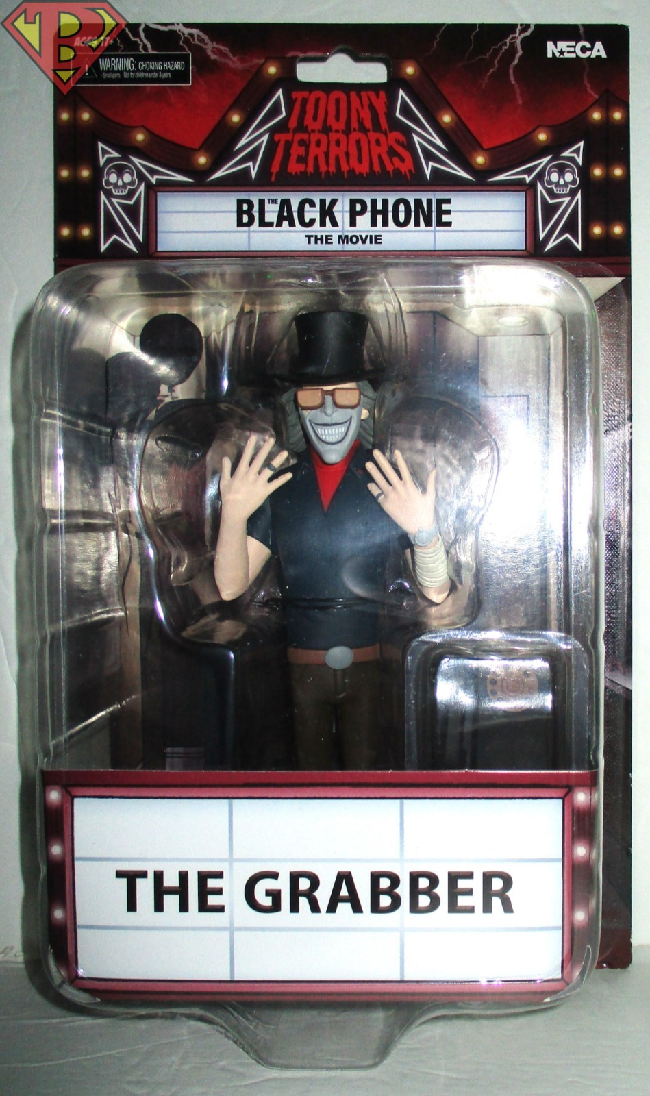 THE GRABBER Black Phone Toony Terrors 6&Prime; inch Figure Neca MINT 2025