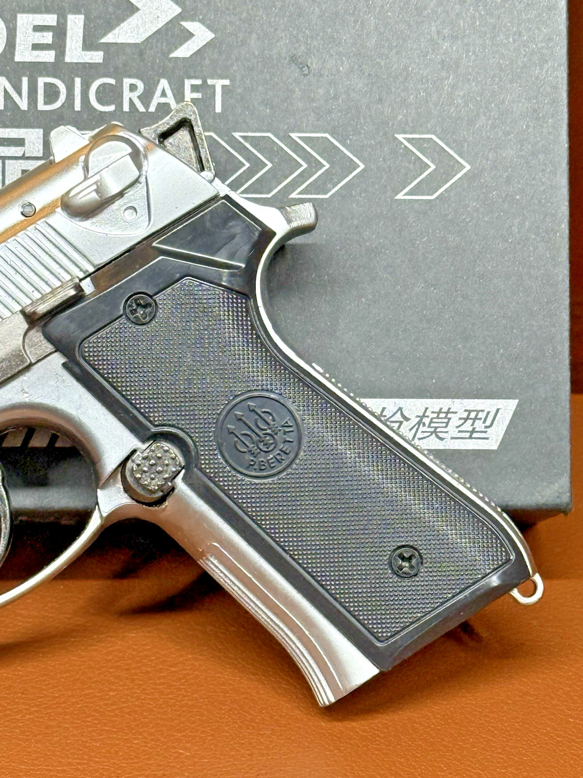 Seiko Beretta M92A1 Shell Eject COLLECTOR Toy Gun 1:2 Italy Model Chrome Matte