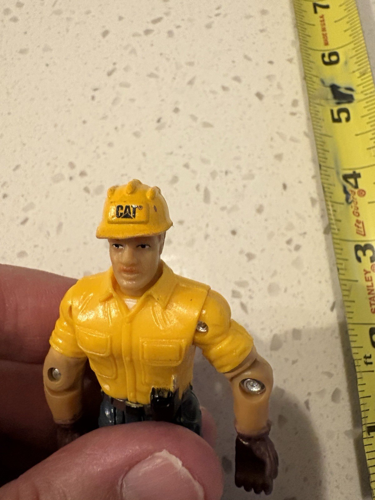 CAT Caterpillar Construction Equipment Operator Worker Action Figure