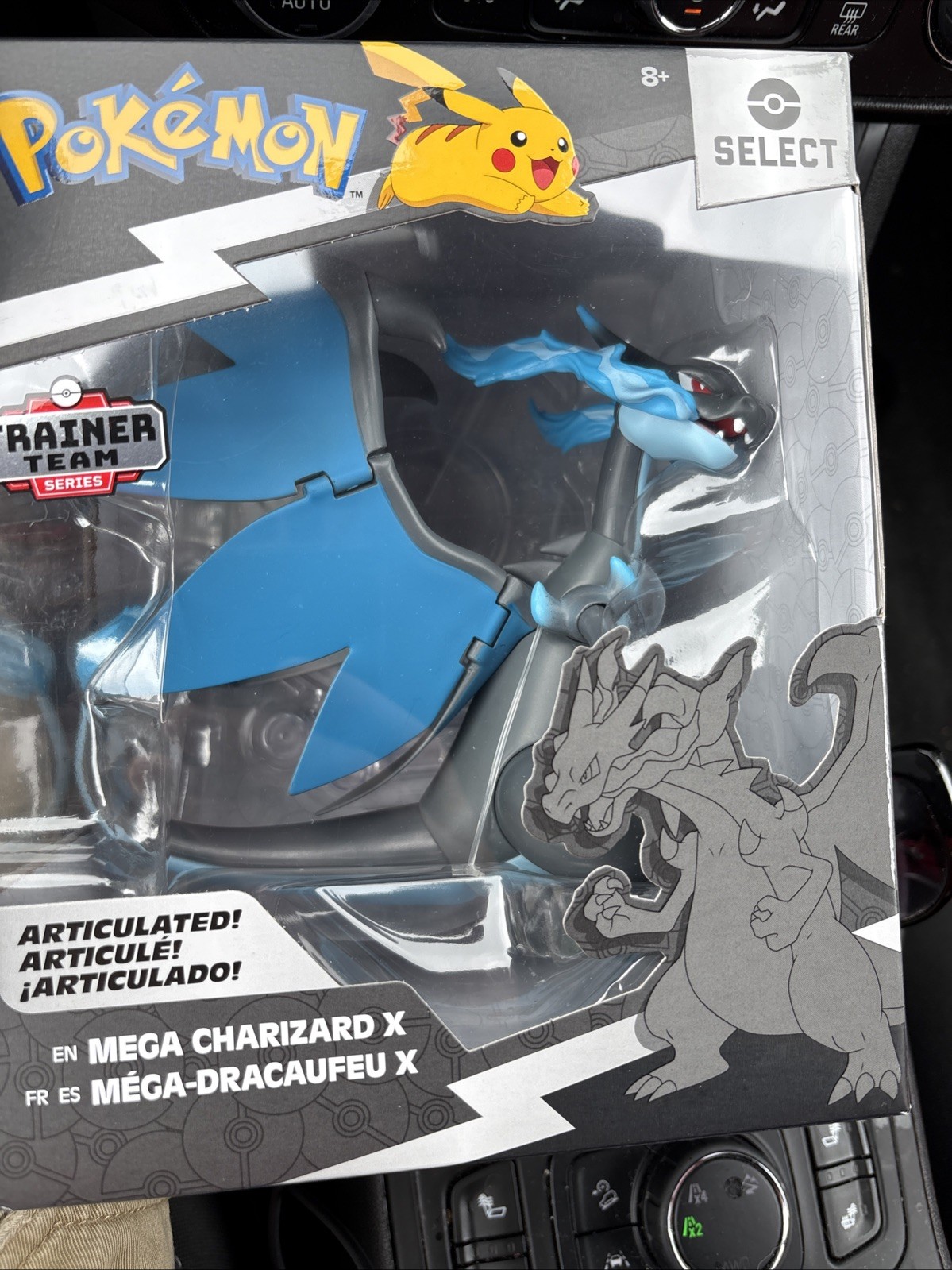 Pokemon Select Mega Charizard X Articulated Figure 2025 Exclusive Edition Sealed