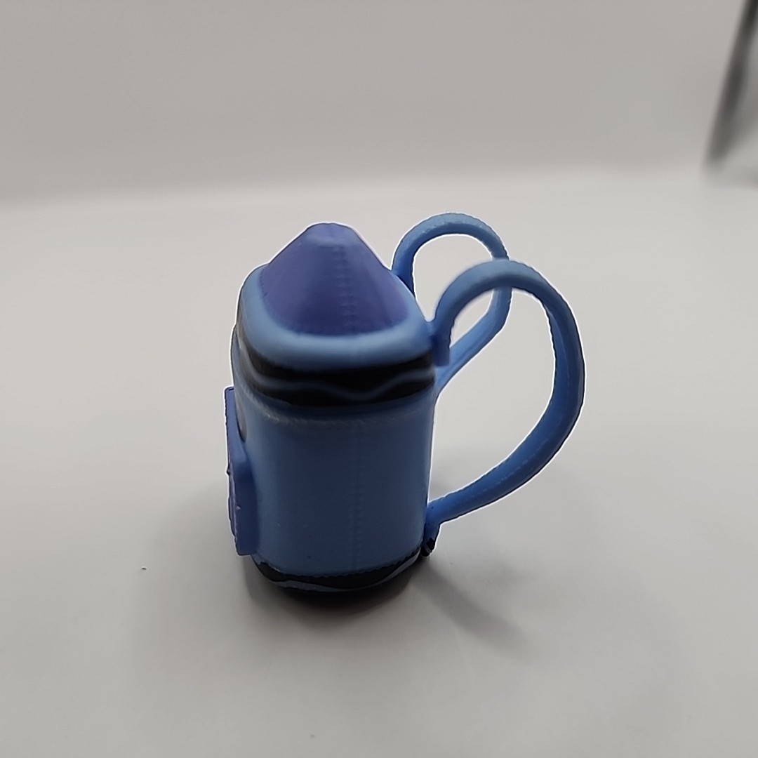 Mini Crayola Backpack Blue Rubber Tik Tok Special Edition