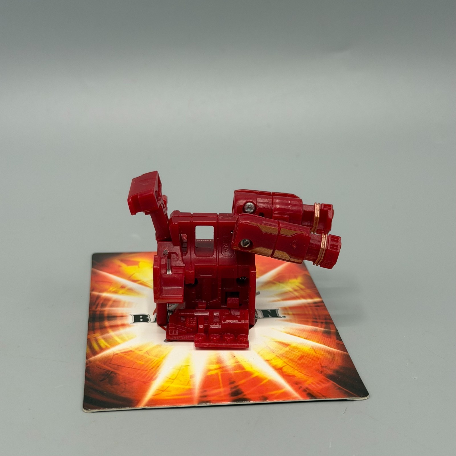 Bakugan Twin Destructor Pyrus Red & Copper Gundalian Invaders Battle Gear READ