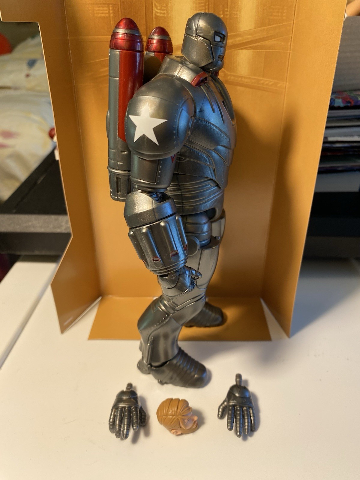 Marvel Legends Hydra Stomper Steve Rogers Complete What If BAF Build Figure 2023