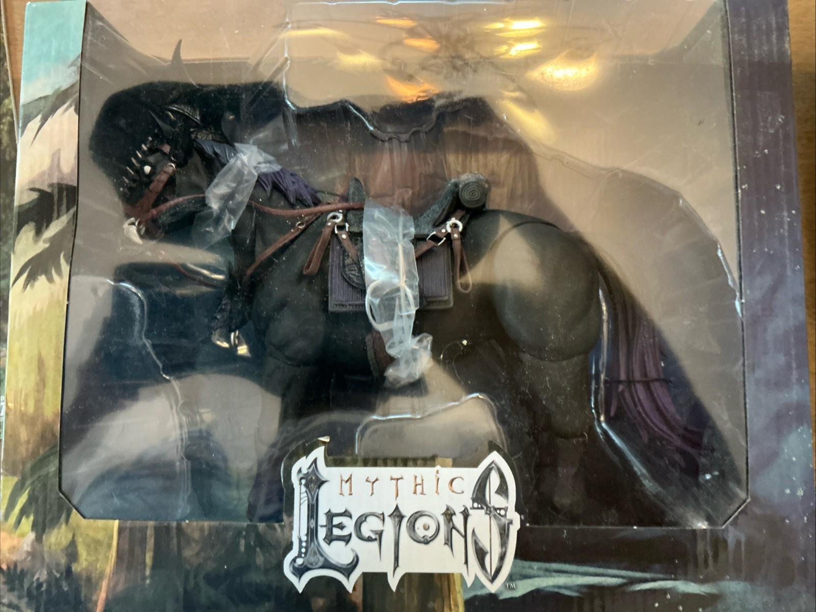 Four Horsemen Mythic Legions Action Figure: Illythia Phobus Vampire Horse NEW