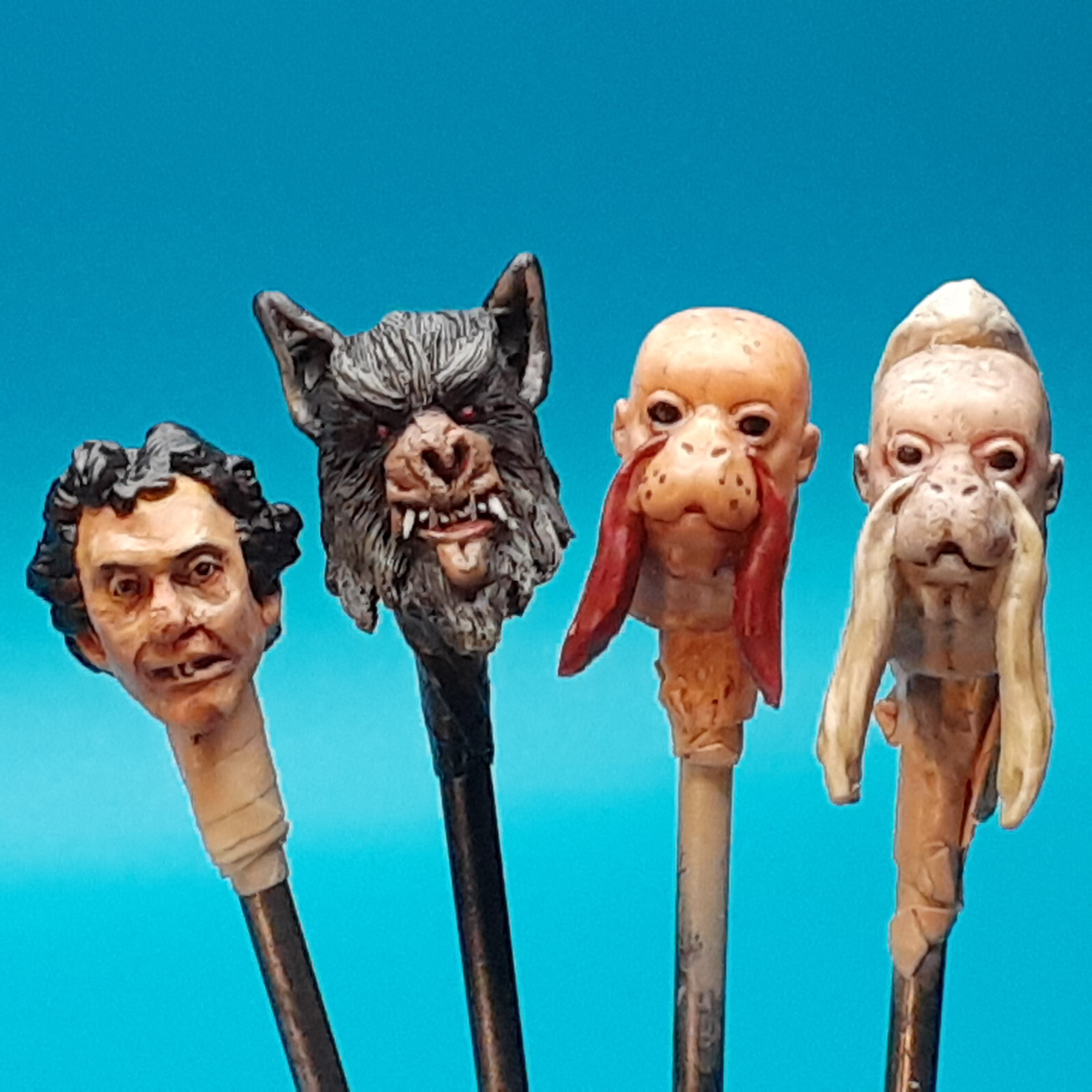 Star Wars Reegesk W/Hands Cantina Alien Custom Head Cast TVC3-3/4&Prime; 1:18Scale