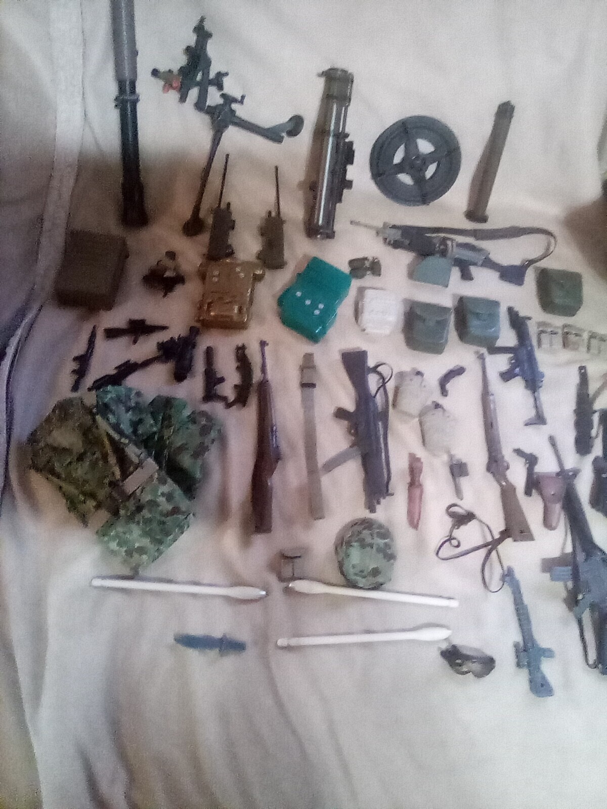 GI Joe Accessories 43 PC Lot MOST FOR 12 INCH GI JOE&rsquo;S 2000-2009