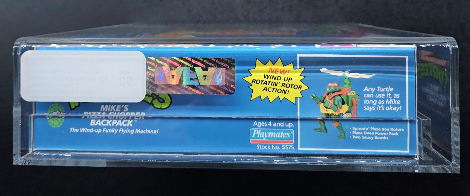 * Ninja Turtles MIKE&rsquo;S PIZZA CHOPPER TMNT – 1 of 2 in AFA 85 , None Higher! *